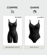 Compre Macaquinho Sculpt Ganhe Body Sculpt