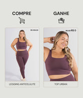 Compre Legging Anticelulite Ganhe Top Urban