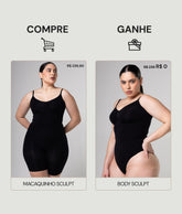Compre Macaquinho Sculpt Ganhe Body Sculpt