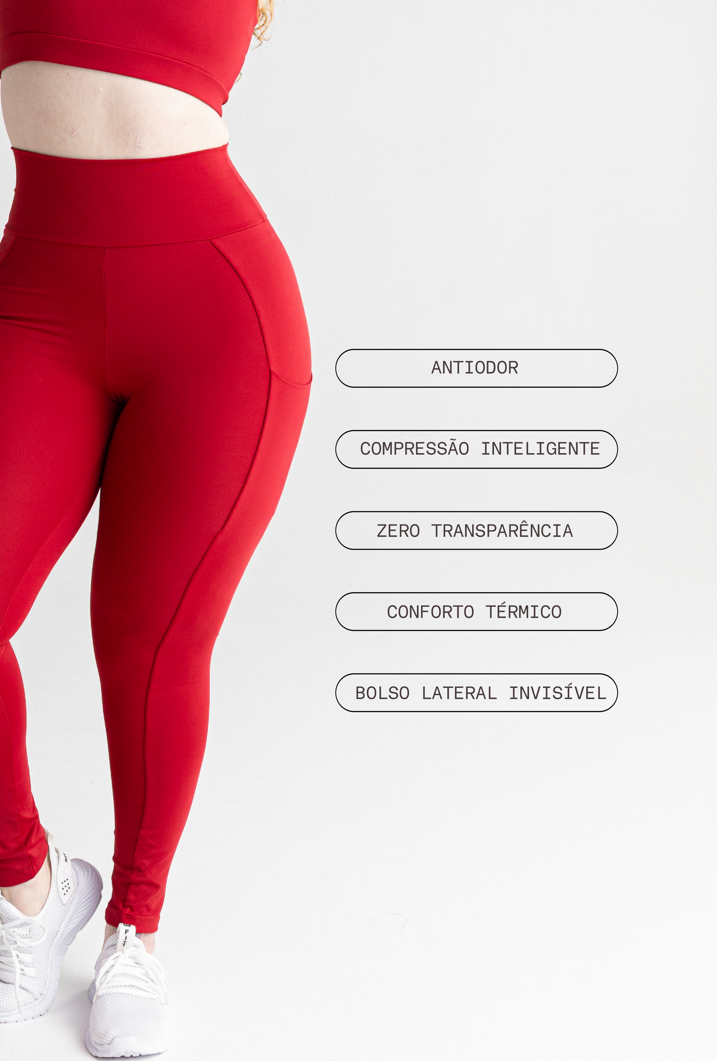 LipLegging com Bolso cereja - beneficios