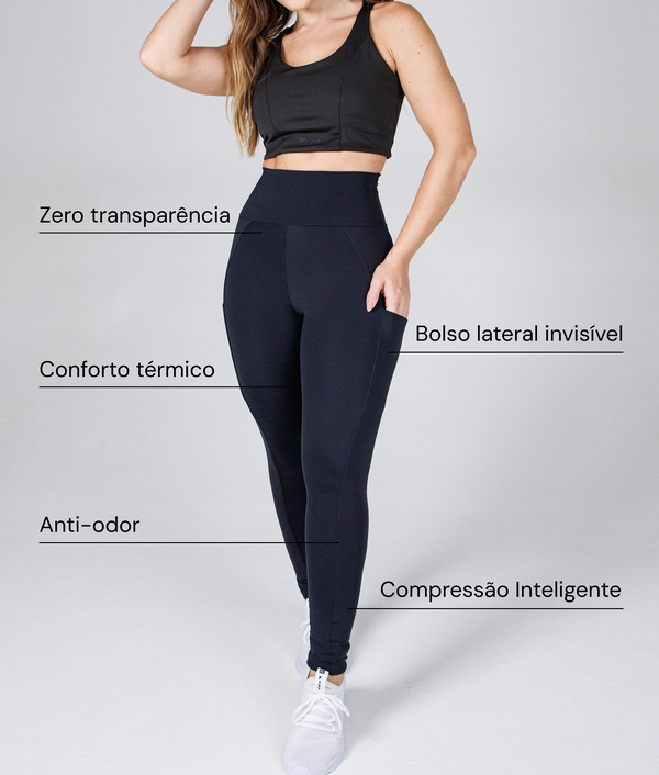 Kit Lip Legging com Bolso + Top de Alta Sustentação - 20% OFF