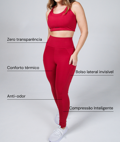 LipLegging com Bolso - Fecha Mês