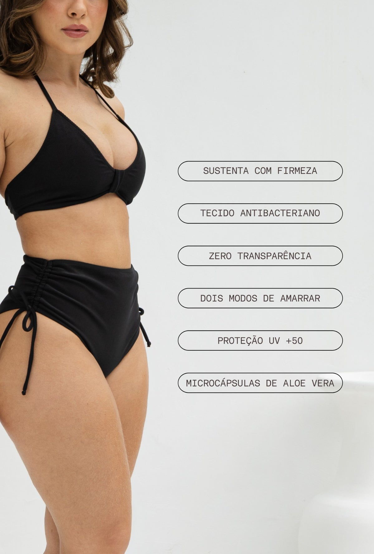 Biquíni Alça Fina Preto – benefícios