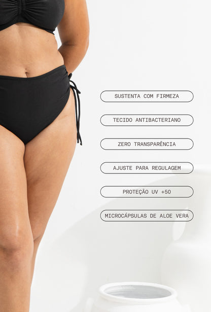 Calcinha Biquíni Sustentação Preto – benefícios