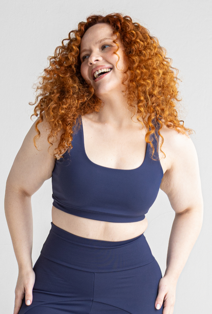 Top Basic Azul Marinho