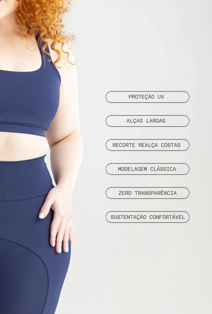 Top Basic Azul Marinho